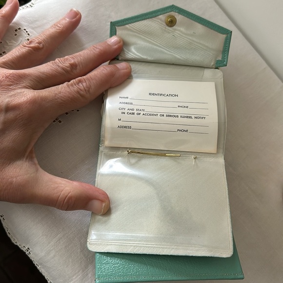 Vintage genuine leather wallet and key holder by Princess Gardner - Picture 4 of 7